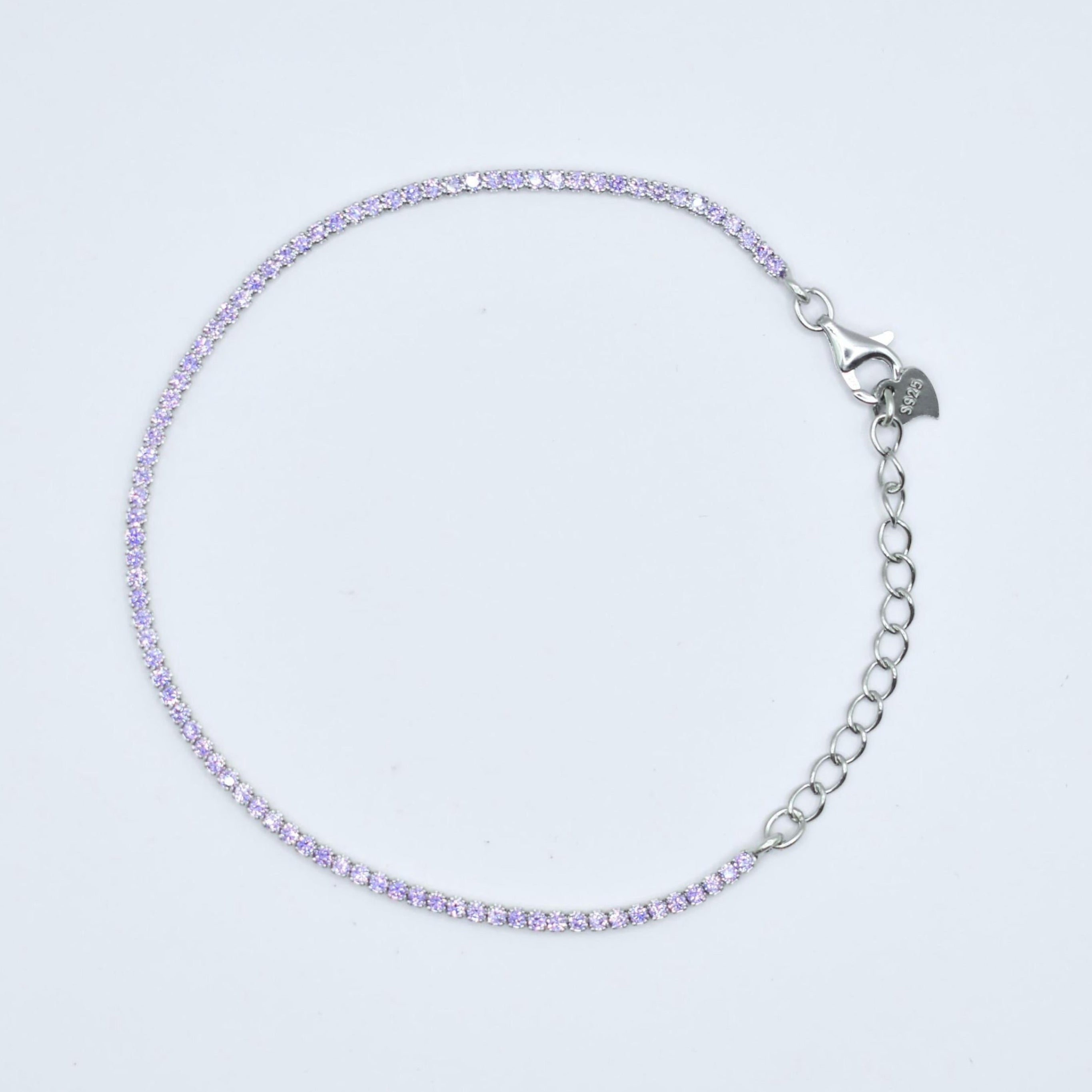 "VIOLET" TENNIS BRACELET