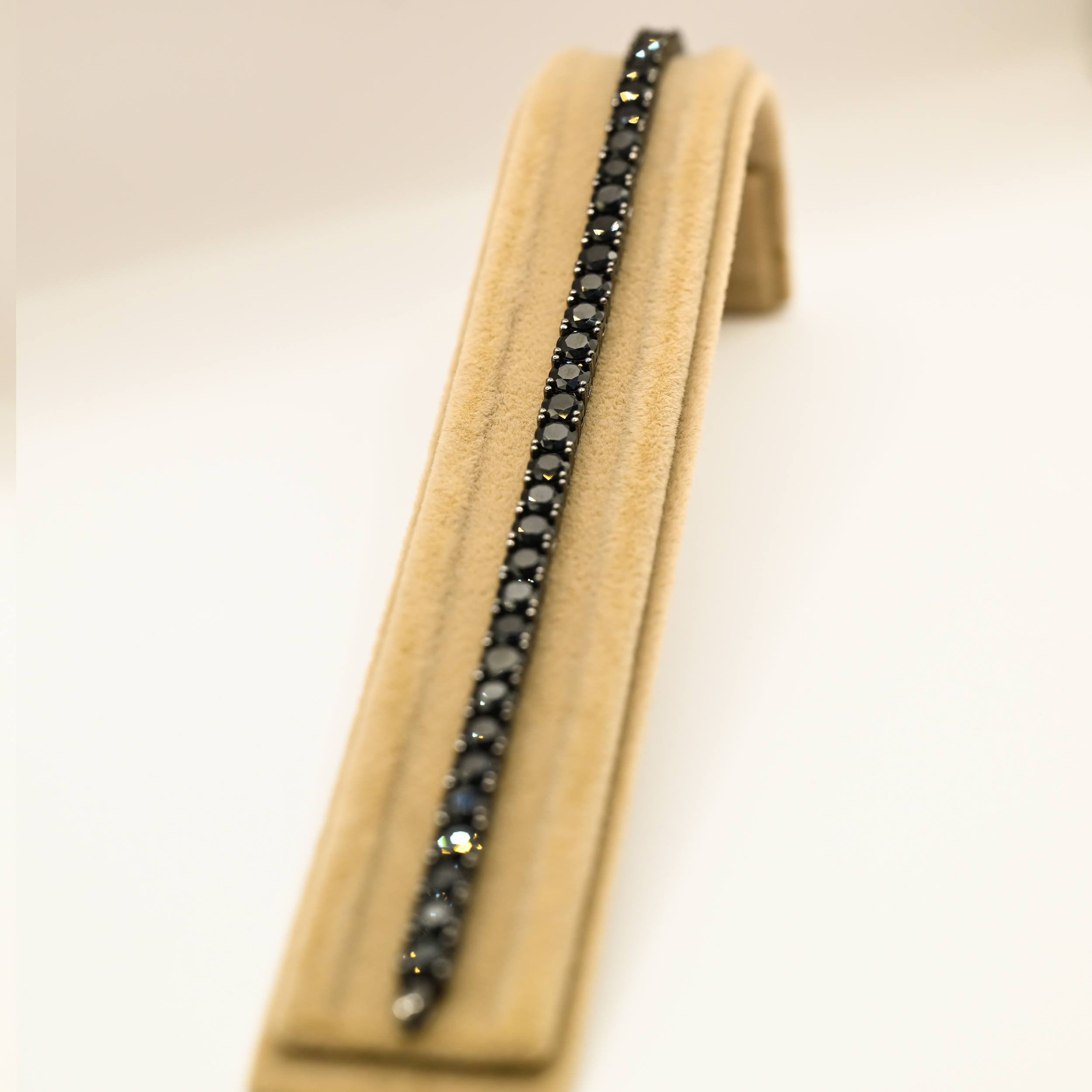 "BLACK ORBIT" TENNIS BRACELET
