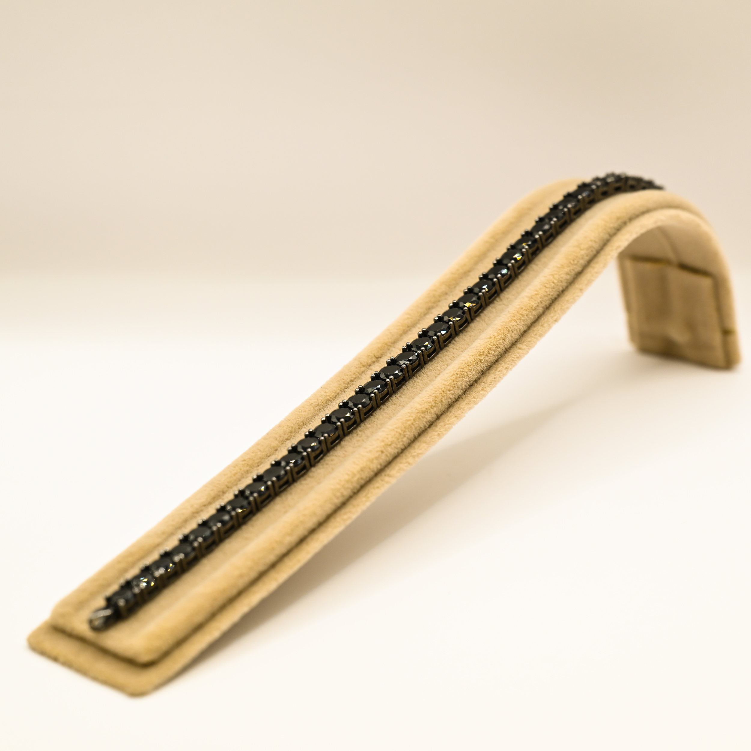 "BLACK ORBIT" TENNIS BRACELET