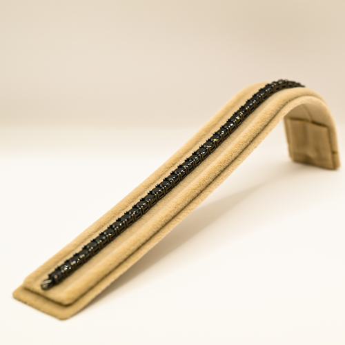 "BLACK ORBIT" TENNIS BRACELET