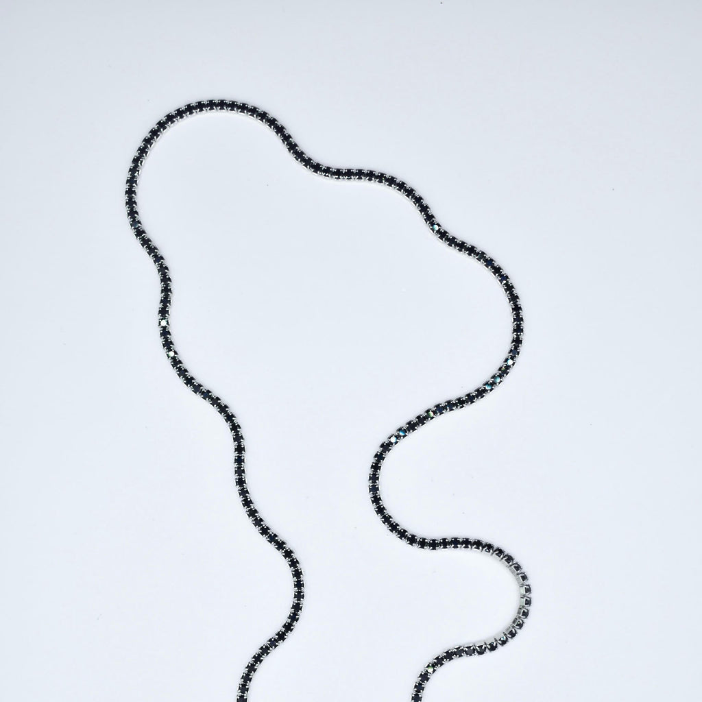"NOIR" TENNIS CHAIN