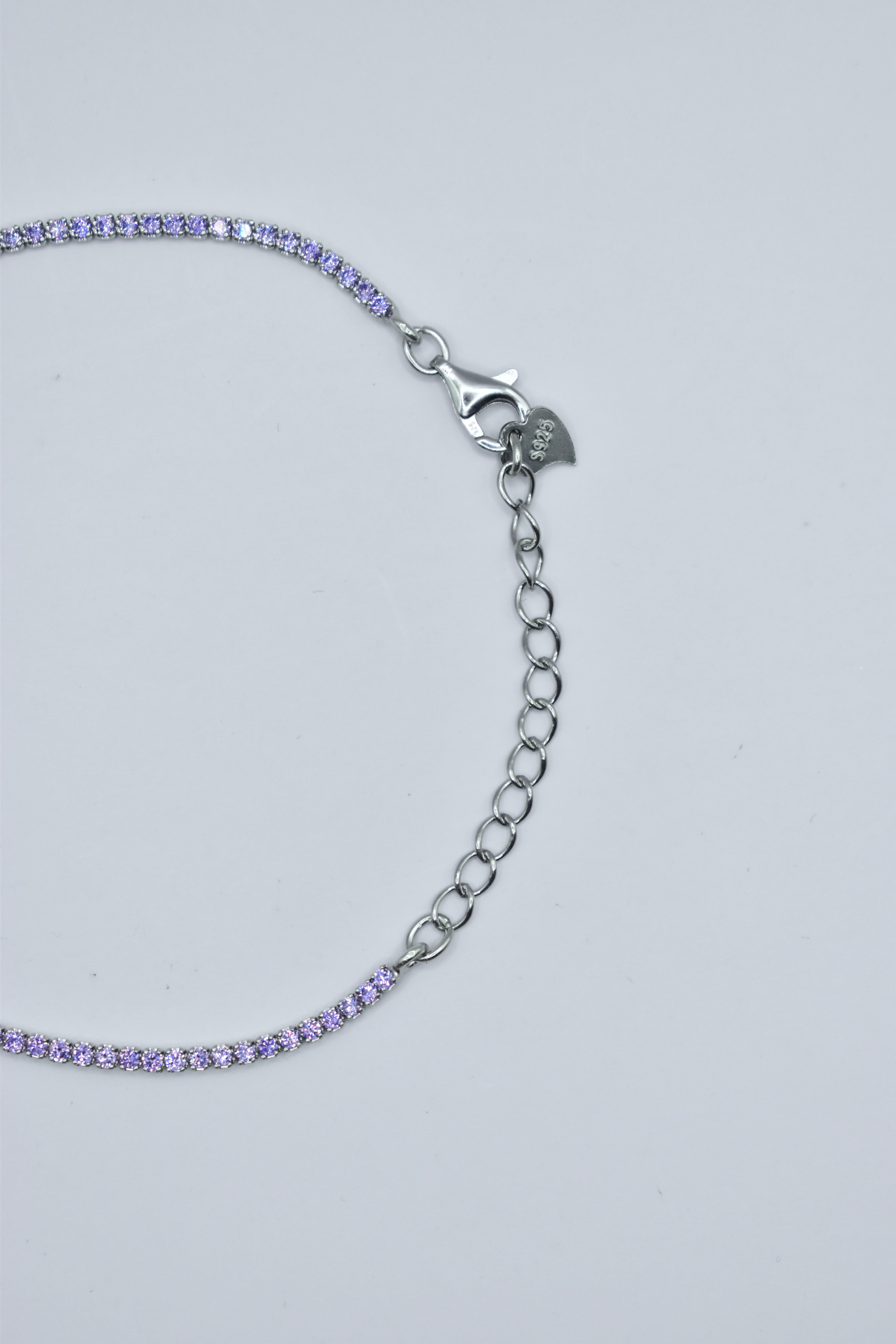 "VIOLET" TENNIS BRACELET
