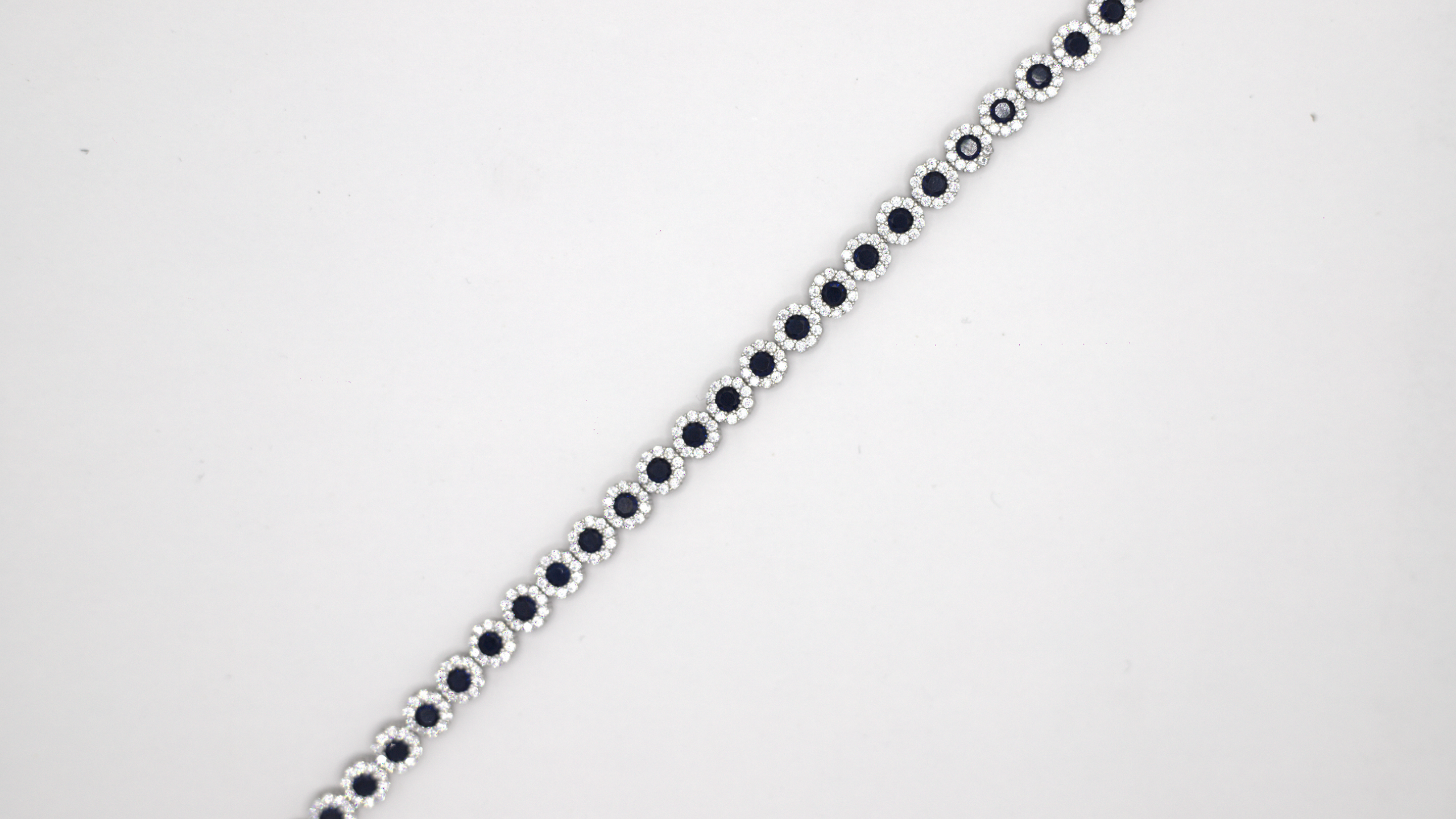 BLUE STONE TENNIS BRACELET