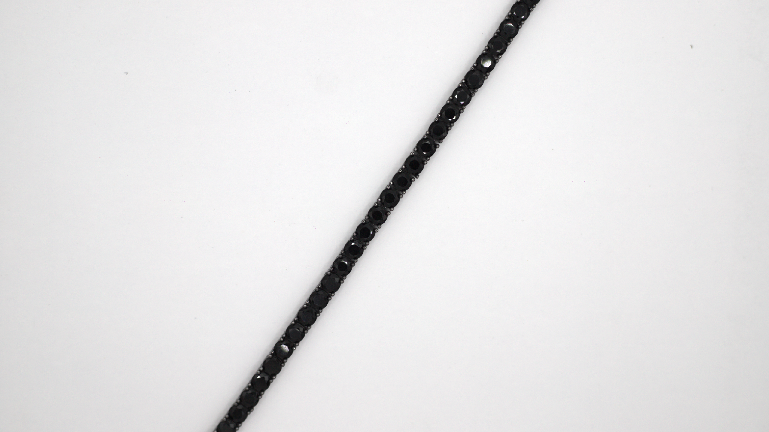 BLACK STONE TENNIS BRACELET