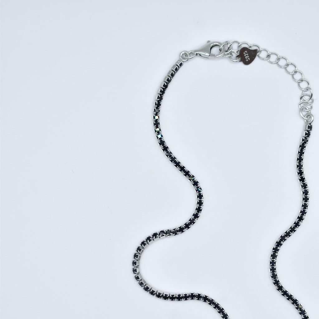 "NOIR" TENNIS CHAIN