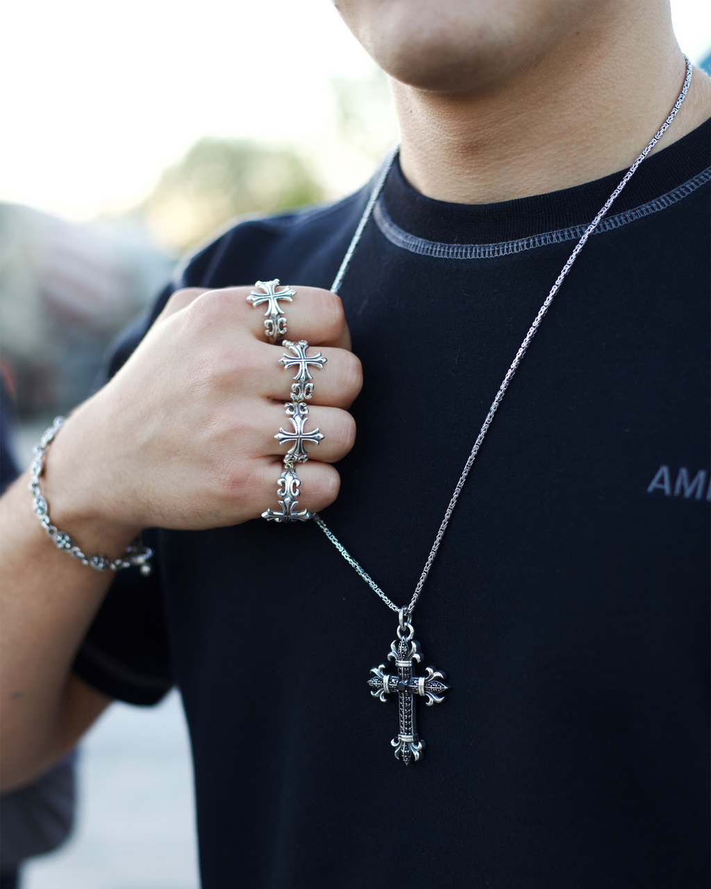 "ONE OF WUN"  NECKLACE SET